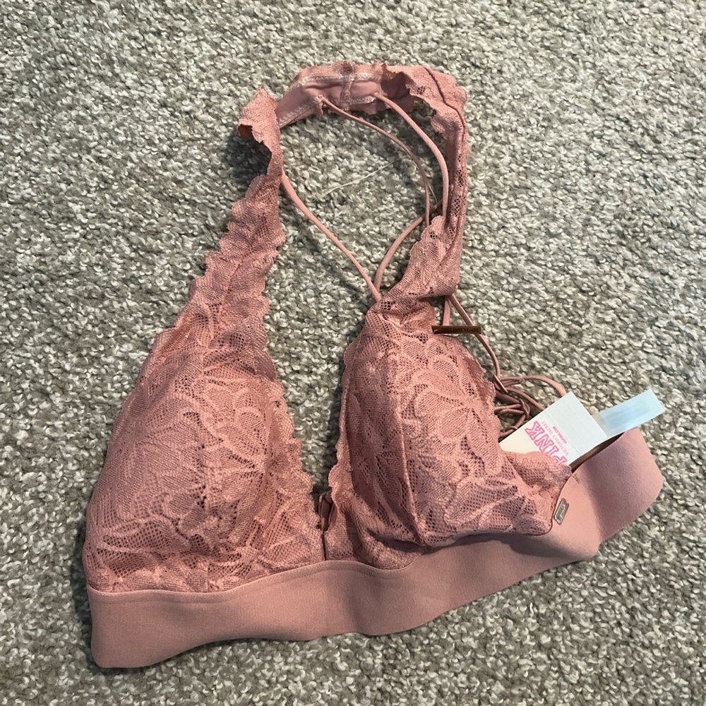 PINK bralette with tag